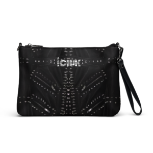 ICJUK Zip Clutch Pouch Rock and Roll Zippers