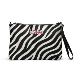 ICJUK Zebra Zip Clutch Pouch