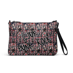 ICJUK Punk Rock Zip Clutch Pouch