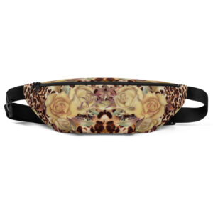 ICJUK Custom printed Fanny Pack Floral Leopard