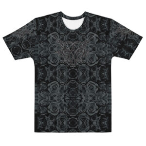 Exclusive Bed of Black Roses Thorne Heart Crew neck all over print