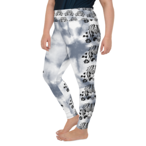 Exclusive Custom Plus Size Leggings Angels Serenade