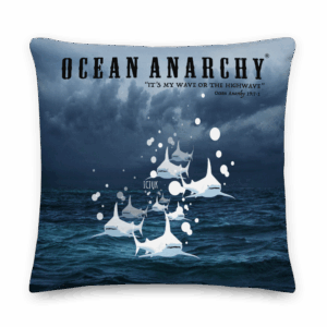 Exclusive ICJUK OA Sharks Large Pillow – 22″ x 22″