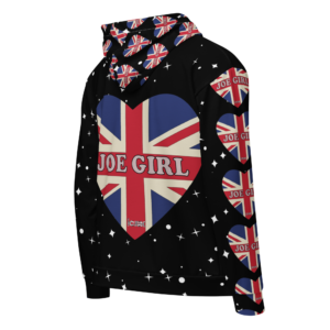 ICJUK All-Over Print Unisex Zipper Hoodie Joe Girl