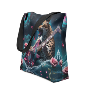 Exclusive All Over Print Tote ICJUK Leopard Rocks