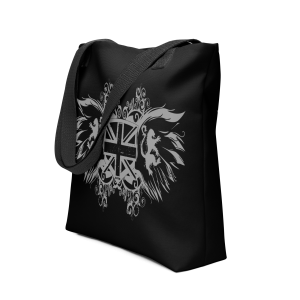 Exclusive All Over Print Tote Lions Crest and Wings