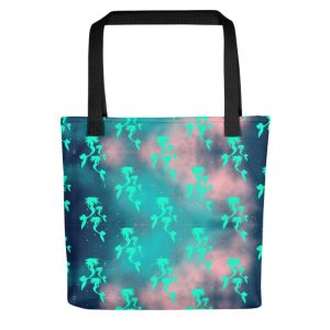 Exclusive All Over Print Mermaid Tote