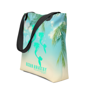 Exclusive All Over Print Tote Tropical Mermaids