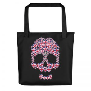 Exclusive All Over Print Tote Heart of Skull