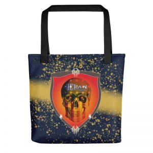 Exclusive All Over Print Tote Ocean Anarchy USA Skull Shield