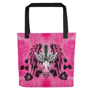 Exclusive All Over Print Tote ICJUK Pink Angels Serenade