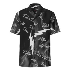 ICJUK Rebel Metal Mayhem Unisex Button down short sleeve shirt