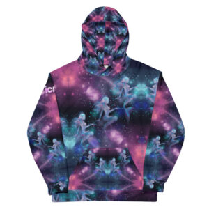 Exclusive Unisex All over print pullover Hoody Jenny’s Cosmic Mermaids