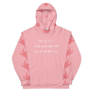 Exclusive Unisex All over print pullover Hoody Pink Epic