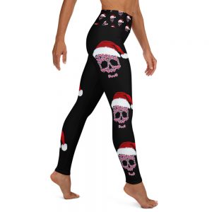 Exclusive Christmas Heart of Skull Exclusive Custom printed Leggings