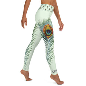 Exclusive Custom printed Leggings ICJUK Peacock