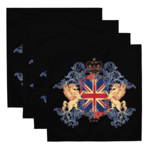 Exclusive Rocking ICJUK Cloth Napkin Set All the Kings Horses