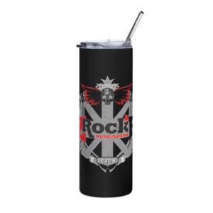 ICJUK ZROCKR Magazine Merch Stainless Steel Tumbler with Metal Straw