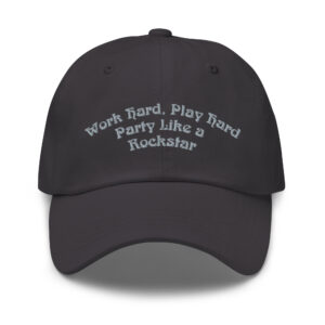 ICJUK Party Like a Rockstar Embroidered Classic Dad Hat