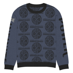 ICJUK Navy Infinate Power Knit Sweater