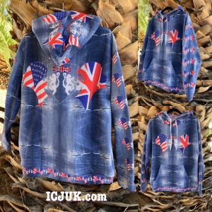 Exclusive Union Jane Unisex All over print pullover Hoody