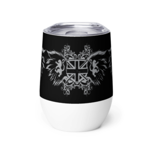 ICJUK Custom Wine Tumbler Lions Crest & Wings