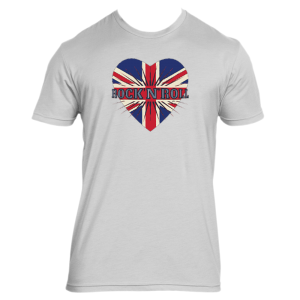 Union Jack Heart Rock N Roll Crew Neck