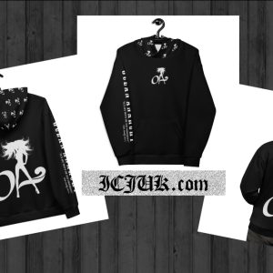 Exclusive OA Beach Babe Black and White Unisex All over print pullover Hoody