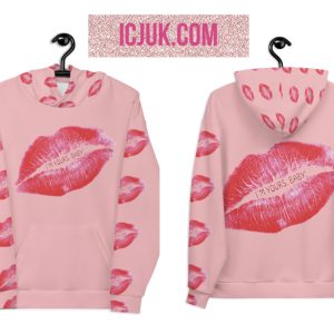Exclusive Unisex All over print pullover Hoody I’m Yours Baby