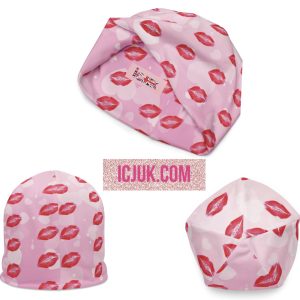 ICJUK All over print Beanie Pink Lips I’m yours Baby