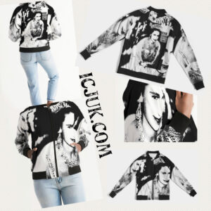 Exclusive ICJUK Custom made Women’s Bomber Jacket Keep Calm Jubilee