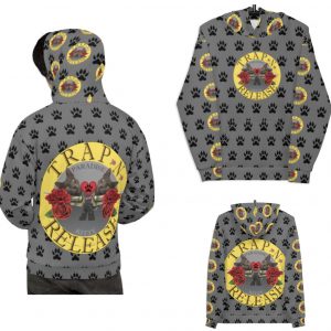 Exclusive Unisex TNR Rescue Paradise Kitty All over print pullover Hoody