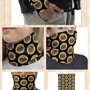 ICJUK Exclusive ICJUK TNR Rescue Paradise Kitty All-Over Print Neck Gaiter