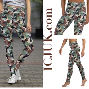 Exclusive Custom printed ICJUK Camo Leggings