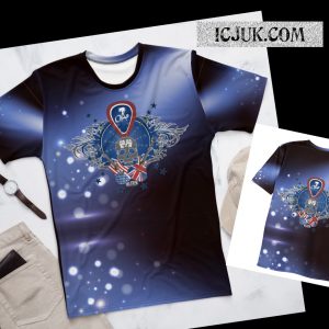 Crew neck all over print  ICJUK OA USA UK Guitars