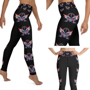 Exclusive Custom printed Leggings Guitar Wings