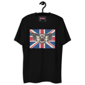 The Classic Original ICJUK Union Jack with Skulls and Wings Unisex Crew