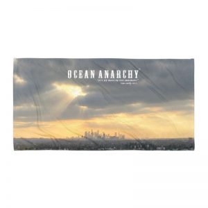 Ocean Anarchy LA Skyline Towel
