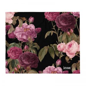 Exclusive Floral Cozy Throw Blanket
