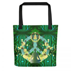 Peacock Moon Exclusive All Over Print Tote