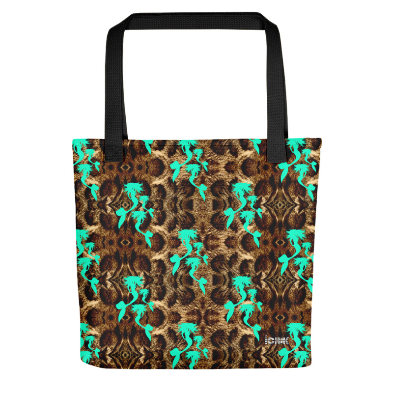 Exclusive Animal Print with OA Mermaids All Over Print Tote