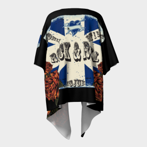 ICJUK open style Kimono lightweight sheer cover up It’s Only Rock and Roll