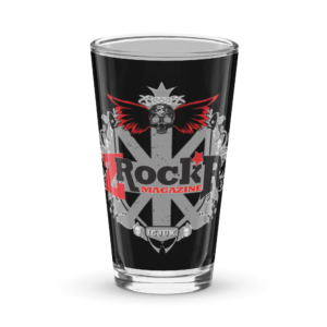 ICJUK ZROCKR Magazine Merch Custom Shaker Pint Glass