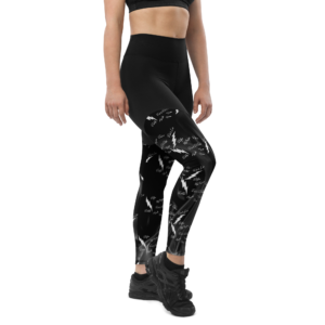 ICJUK Rebel Metal Mayhem Custom Sports Leggings