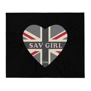 Exclusive Cozy Throw Blanket Sav Girl