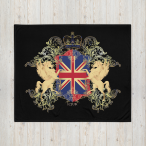 Exclusive Cozy Throw Blanket All the Kings Horses