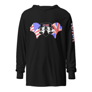 ICJUK Unisex Long Sleeve Hooded Tee Union Jane