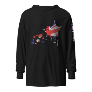 ICJUK Unisex Long Sleeve Hooded Tee Exploding Star