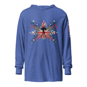 ICJUK Unisex Long Sleeve Hooded Tee Jane Bonds