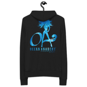 ICJUK Unisex Zipper Hoody Electric Blue OA Beach babe